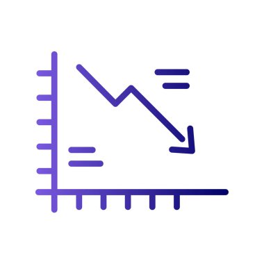 Web ve mobil uygulama tasarımınız için beyaz arkaplanda izole edilmiş grafik simgesi vektörü, analitik logo kavramı