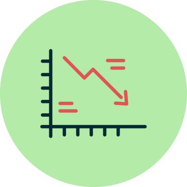 grafik vektörü ince çizgi simgesi 