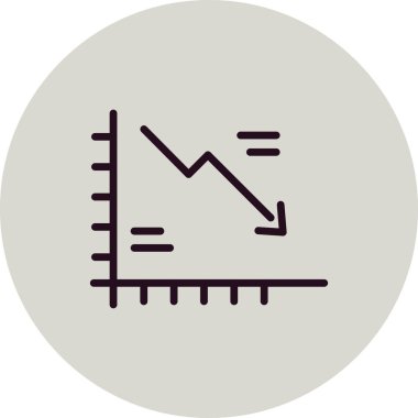 grafik vektörü ince çizgi simgesi 