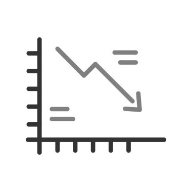 grafik vektörü ince çizgi simgesi 