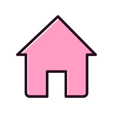 Binaların, evlerin, evlerin vektör çizimi 