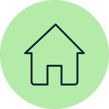 Binaların, evlerin, evlerin vektör çizimi 