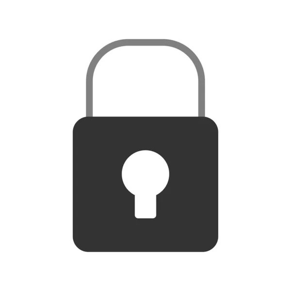 Padlock Icon Vector Illustration — Stock Vector