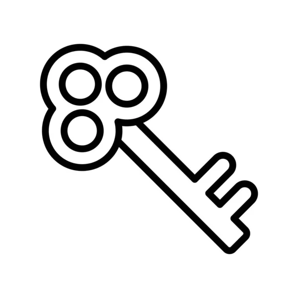 Key Icon Vector Illustration — Stock Vector