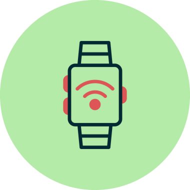 Akıllı vektör ince çizgi simgesi 