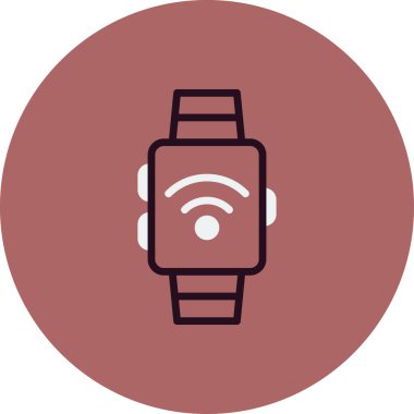 Akıllı vektör ince çizgi simgesi 