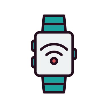 Akıllı vektör ince çizgi simgesi 