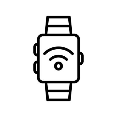 Akıllı vektör ince çizgi simgesi 