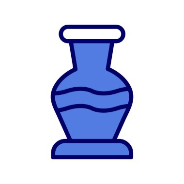 Vazo simgesinin vektör illüstrasyonu