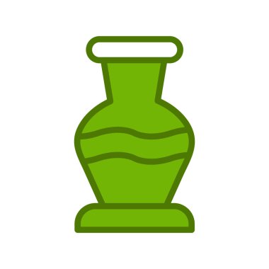 Vazo simgesinin vektör illüstrasyonu