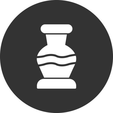 Vazo simgesinin vektör illüstrasyonu