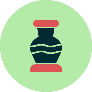 Vazo simgesinin vektör illüstrasyonu