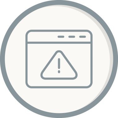 tarayıcı simgesi, vektör illüstrasyonu 