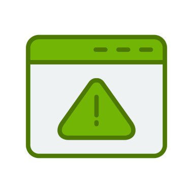 tarayıcı simgesi, vektör illüstrasyonu 