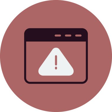 tarayıcı simgesi, vektör illüstrasyonu 