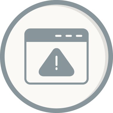 tarayıcı simgesi, vektör illüstrasyonu 