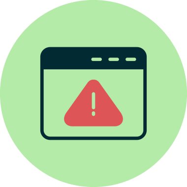 tarayıcı simgesi, vektör illüstrasyonu 