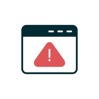 tarayıcı simgesi, vektör illüstrasyonu 