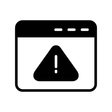 tarayıcı simgesi, vektör illüstrasyonu 