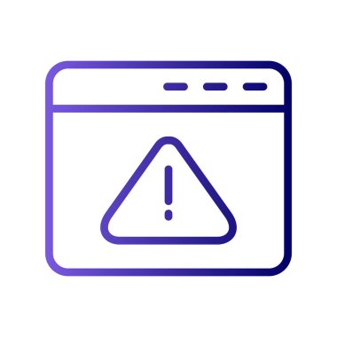 tarayıcı simgesi, vektör illüstrasyonu 