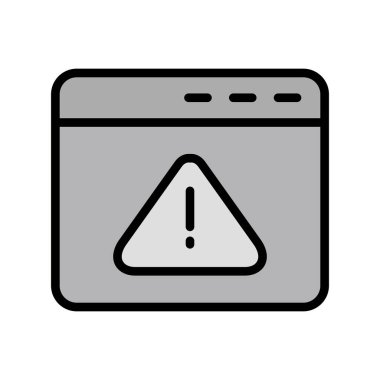 tarayıcı simgesi, vektör illüstrasyonu 