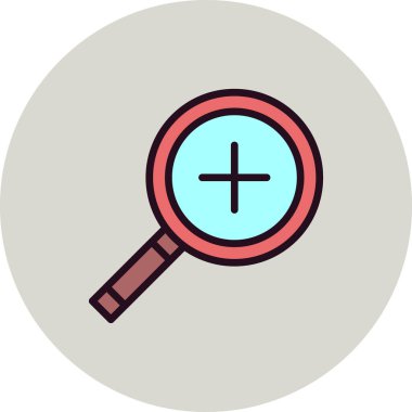 Simgeye yakınlaştırılmış büyüteç