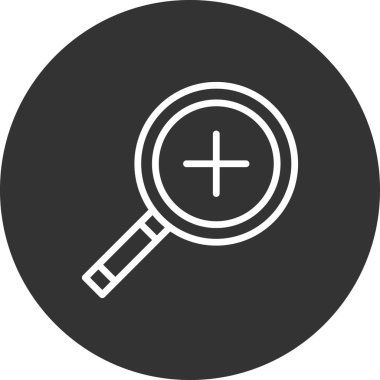 Simgeye yakınlaştırılmış büyüteç