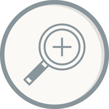 Simgeye yakınlaştırılmış büyüteç