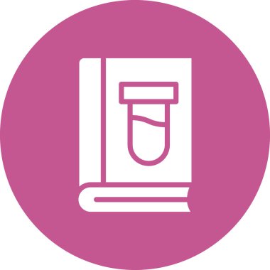 Kitap satırı simgesi, vektör çizim