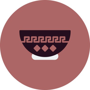 kase simgesi, vektör illüstrasyonu 