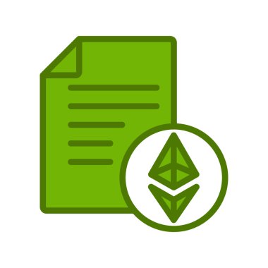 Akıllı Sözleşmeler, kağıt vektörü resimleme tasarımı