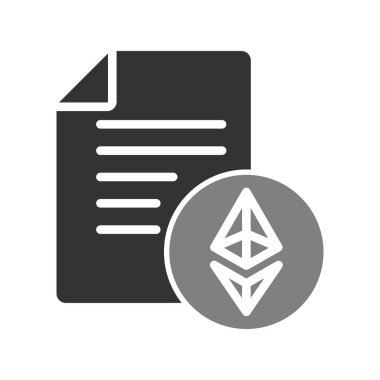 Akıllı Sözleşmeler, kağıt vektörü resimleme tasarımı