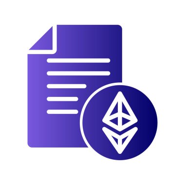 Akıllı Sözleşmeler, kağıt vektörü resimleme tasarımı