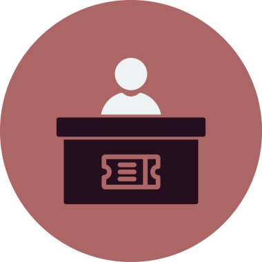 İş ve finans simgesi çizgisinin vektör illüstrasyonu. 