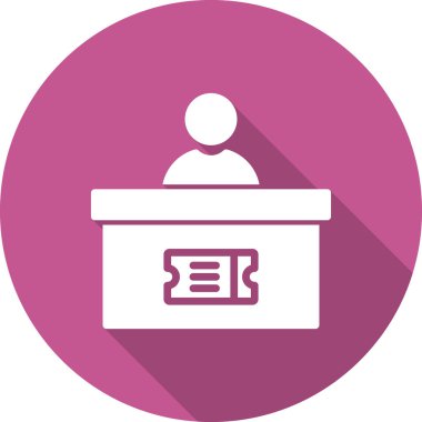 İş ve finans simgesi çizgisinin vektör illüstrasyonu. 