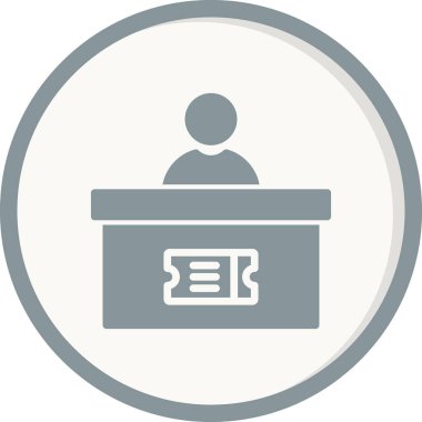 İş ve finans simgesi çizgisinin vektör illüstrasyonu. 