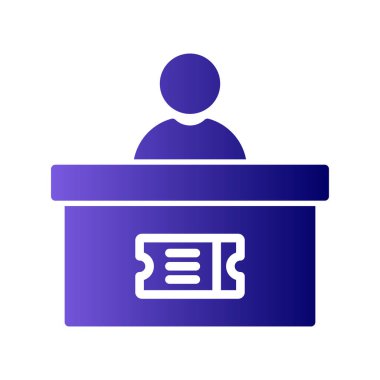 İş ve finans simgesi çizgisinin vektör illüstrasyonu. 