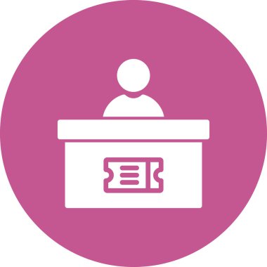 İş ve finans simgesi çizgisinin vektör illüstrasyonu. 