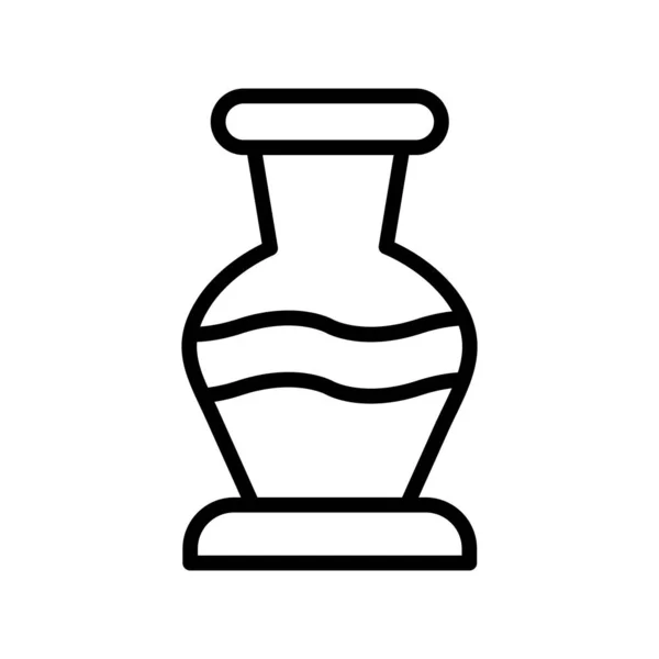 Ilustração Vetorial Ícone Vaso — Vetor de Stock