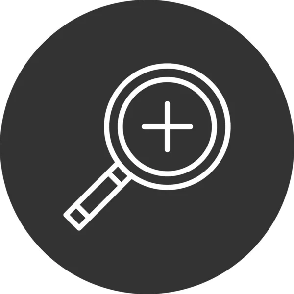 Magnifying Glass Zoom Icon — стоковый вектор