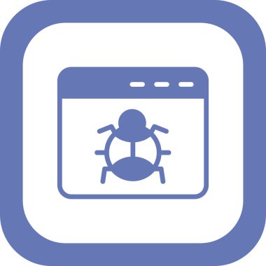 tarayıcı simgesi, vektör illüstrasyonu 