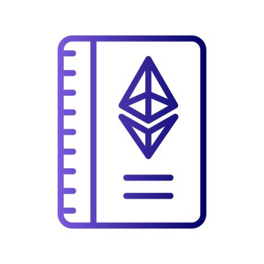 Kitap. Web simgesi basit illüstrasyon