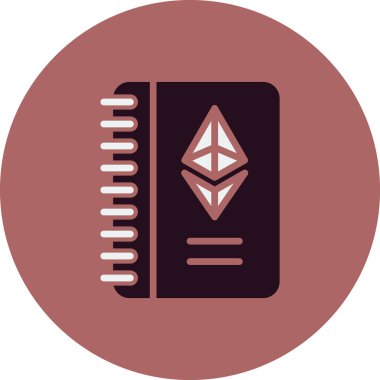 Kitap. Web simgesi basit illüstrasyon