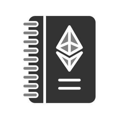 Kitap. Web simgesi basit illüstrasyon