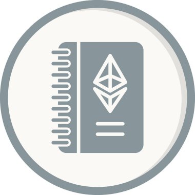 Kitap. Web simgesi basit illüstrasyon