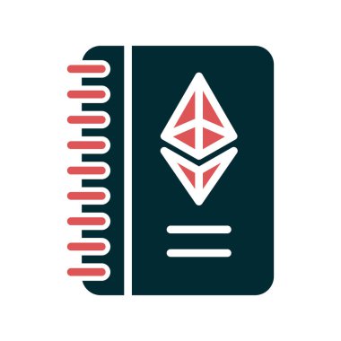 Kitap. Web simgesi basit illüstrasyon