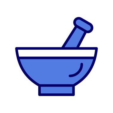 Havan vektörü ince çizgi simgesi