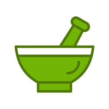 Havan vektörü ince çizgi simgesi