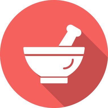 Havan vektörü ince çizgi simgesi