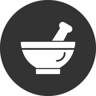 Havan vektörü ince çizgi simgesi